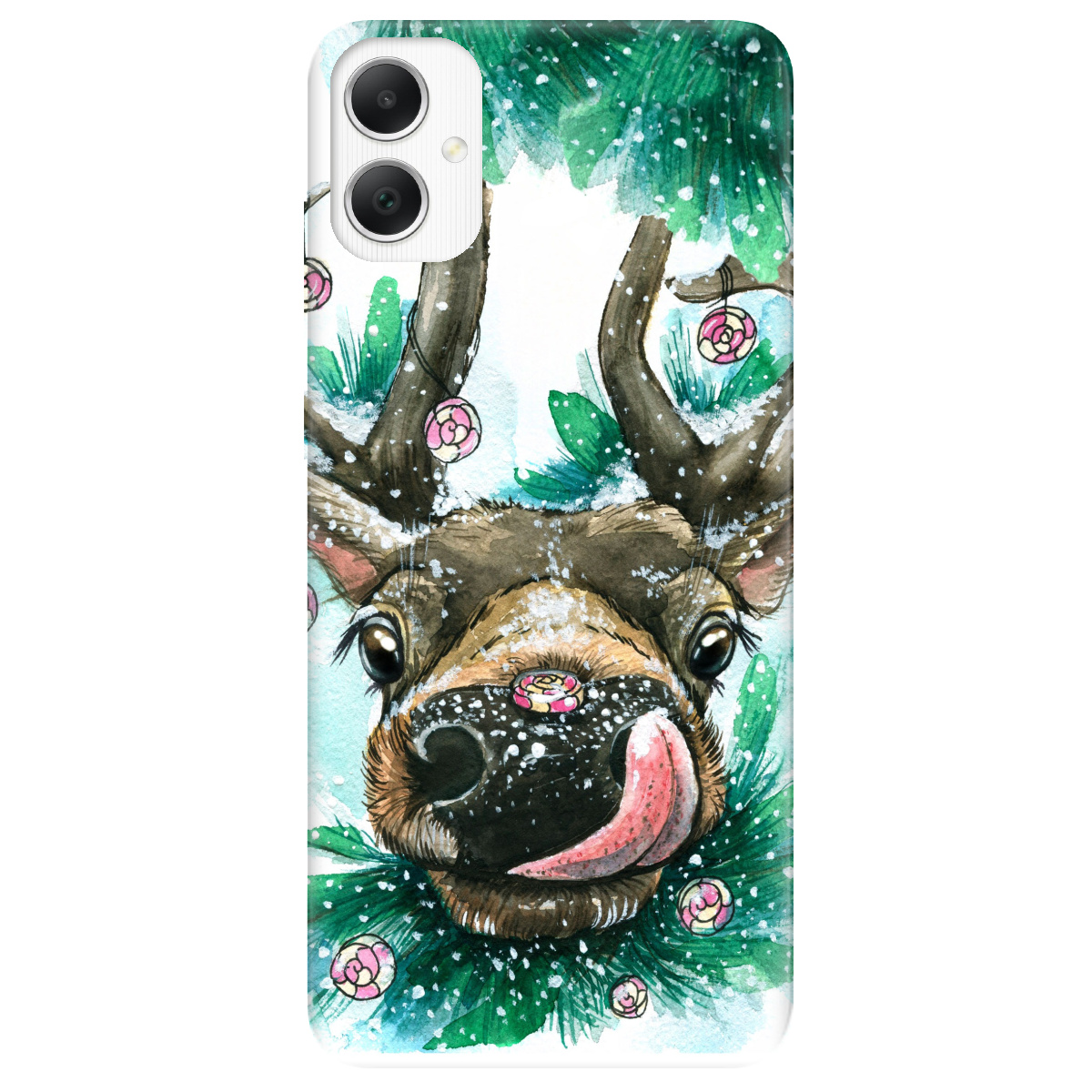 Чехол для Samsung Galaxy A05 Сute deer - фото 1 Чехол для Samsung Galaxy A05 Сute deer - фото 1 - Чехлы для телефонов